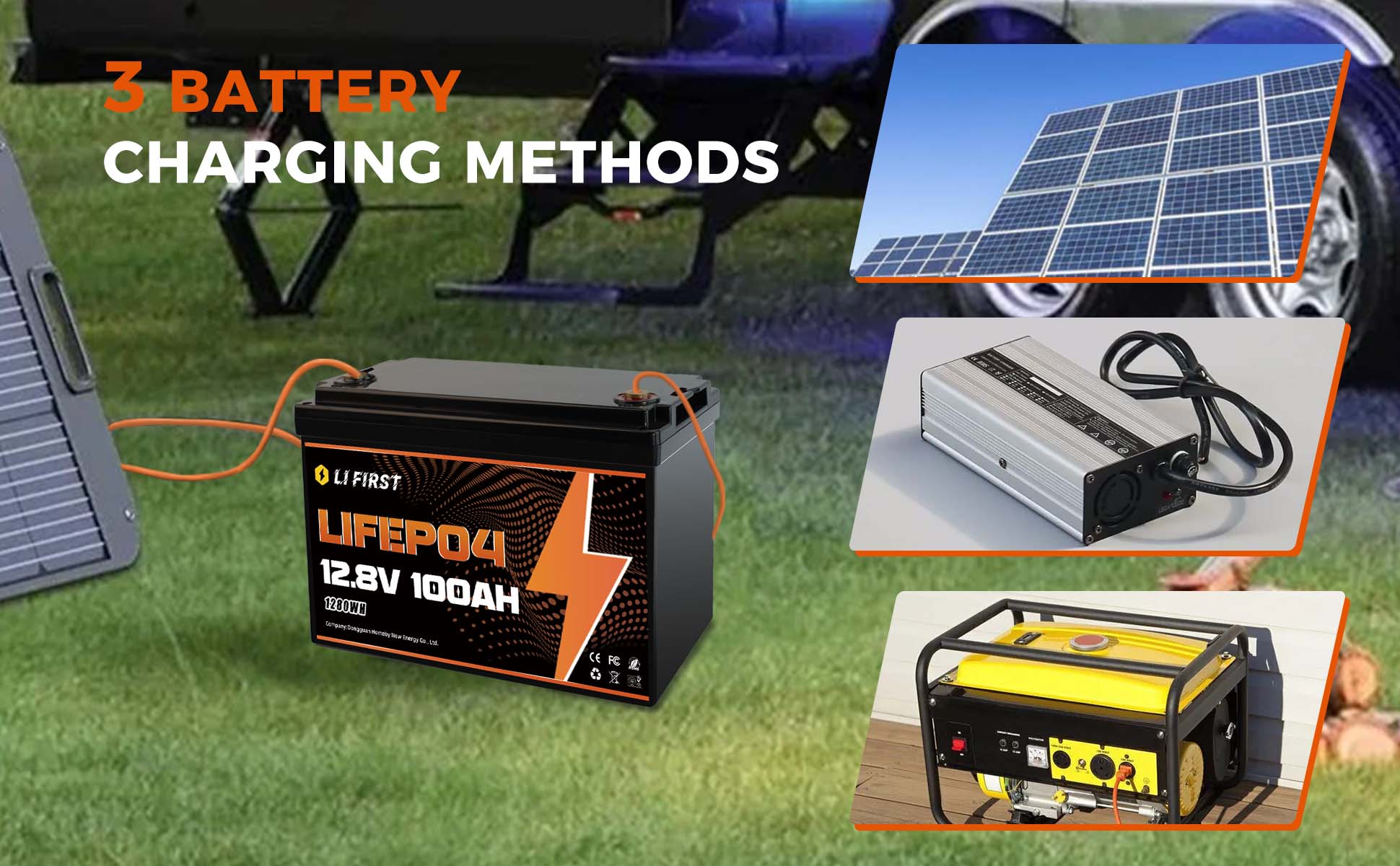 12V 100Ah LiFePO4 battery lifirst 4