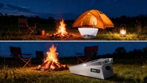 Bright Power Title Starlink Mini Battery Night Camping Power by the Fire