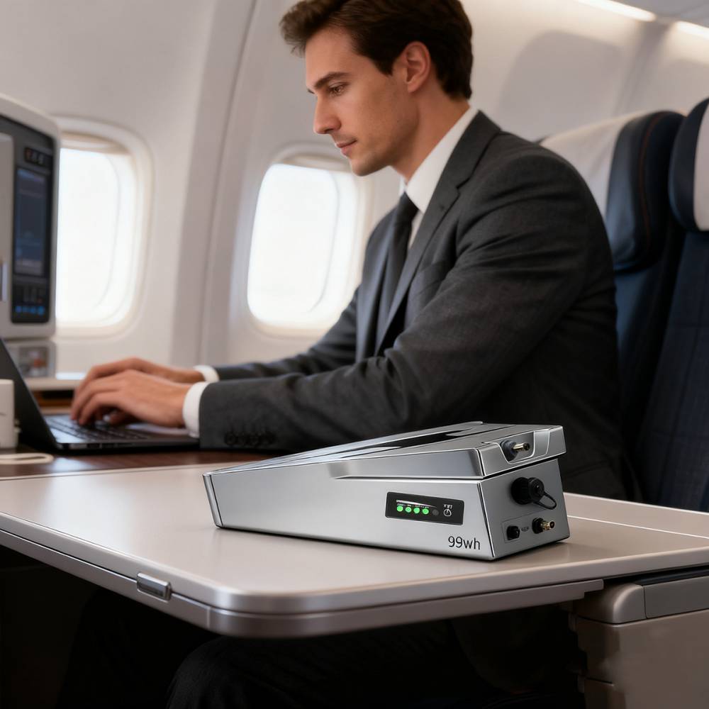 Starlink Mini Aviation Grade Portable Battery – Hollow Triangle Design, IP65 Waterproof, Quick Release Mount